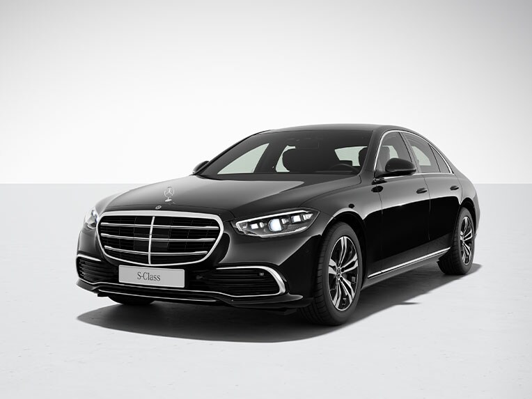 Nadwozie limuzyny Klasy S od Mercedes-Benz z wyposażeniem standardowym.