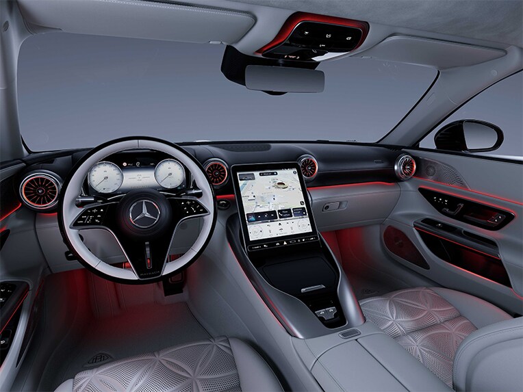 Oświetlenie ambientowe w Mercedes-Maybach SL 680.