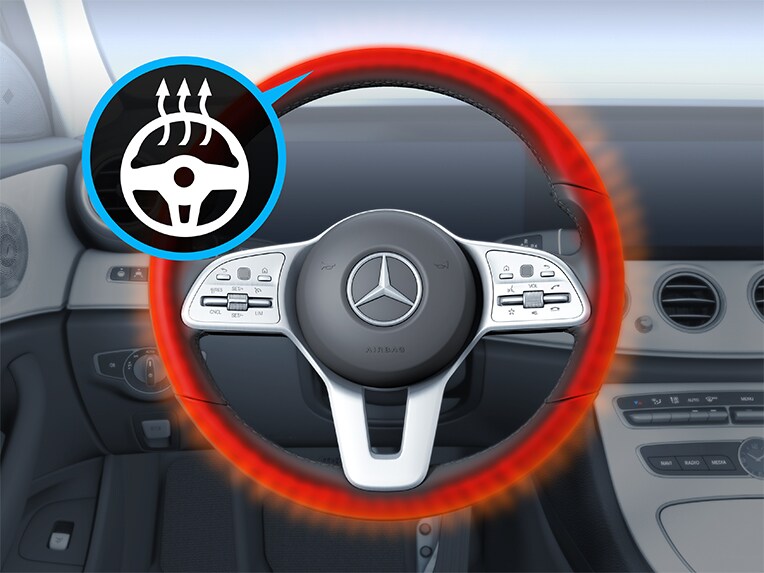 Ogrzewanie kierownicy w Mercedes-Maybach SL 680.