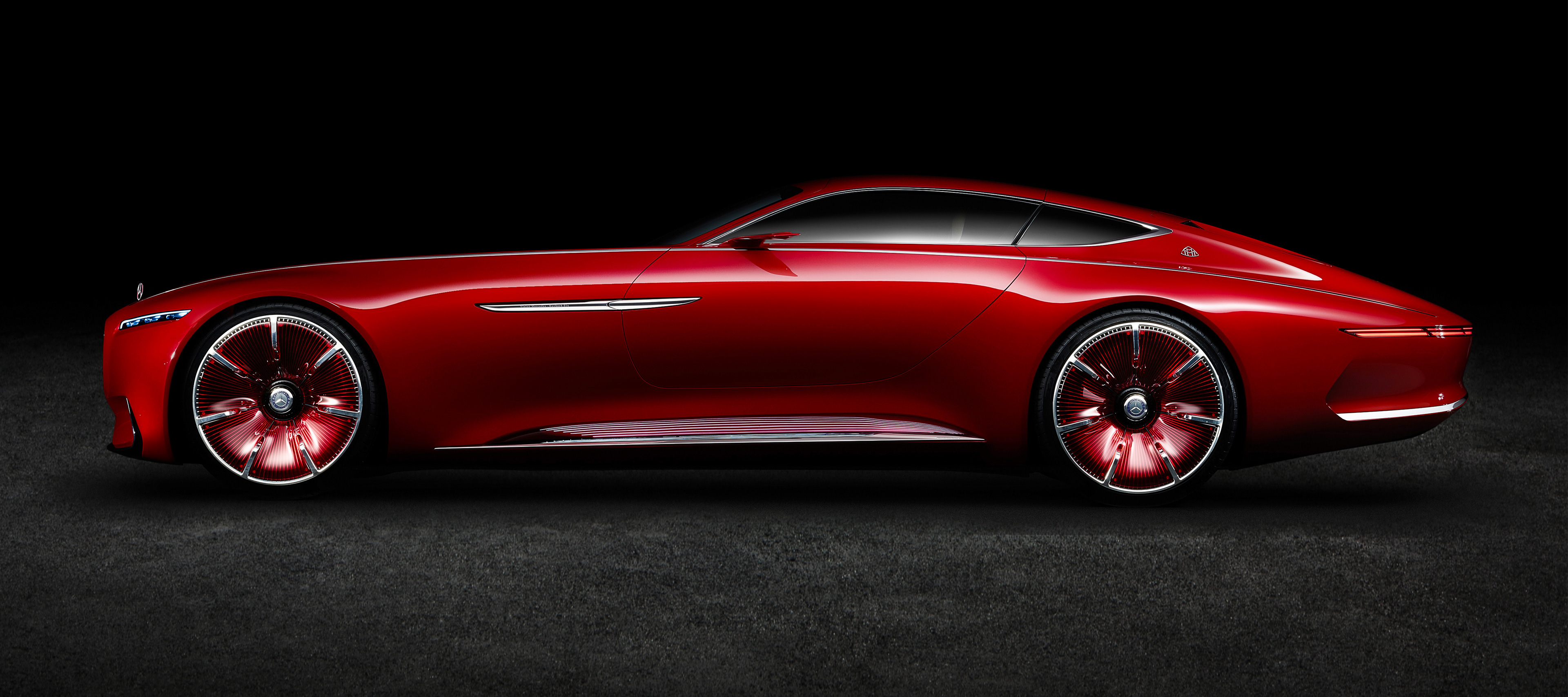 Wizja | Mercedes-Maybach 6 | Mercedes-Benz Widok z boku modelu Vision Mercedes-Maybach 6.