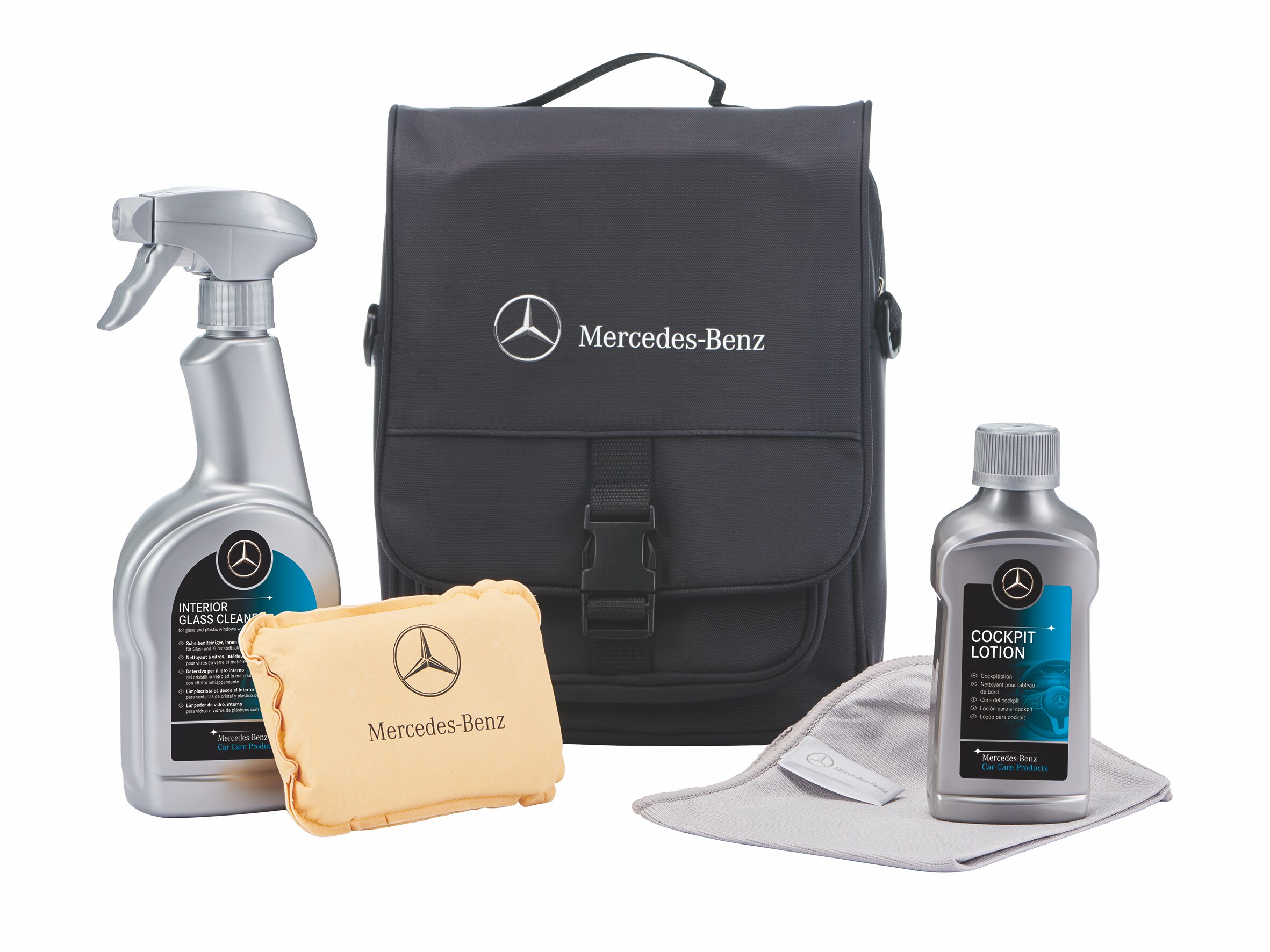 Zestaw do pielęgnacji wnętrza Mercedes-Benz.