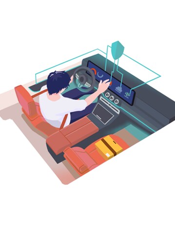 Ikona symbolizująca bezpieczeństwo danych.