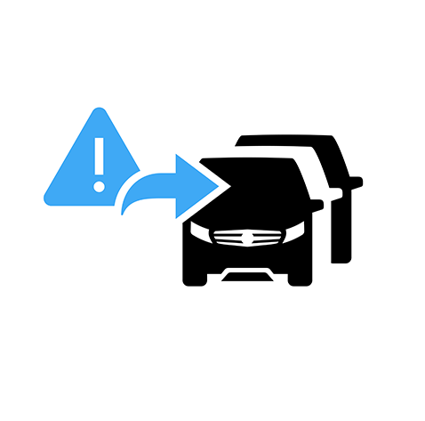 Centrum prywatności Mercedes-Benz Ikona symbolizująca komunikację Car-to-X.