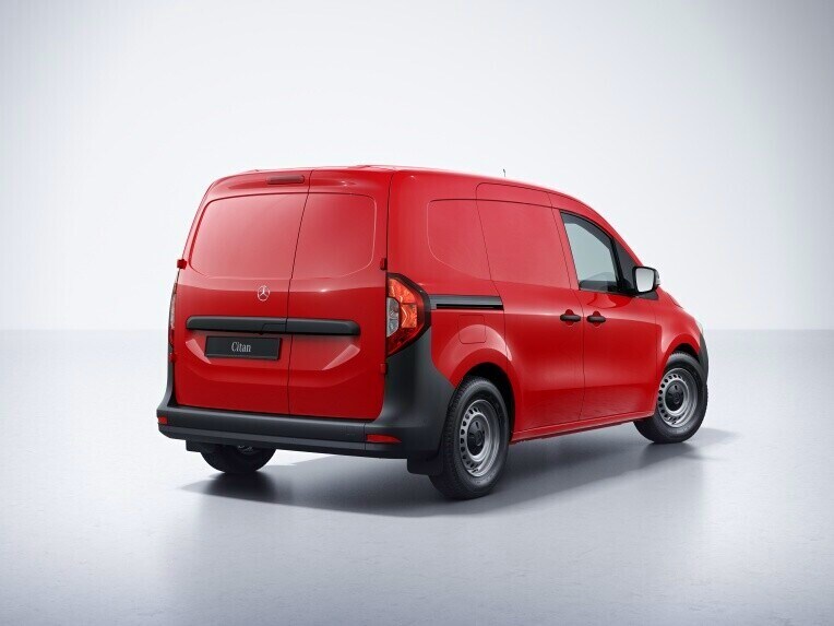 Kamera cofania z tyłu modelu Mercedes-Benz Citan Furgon.