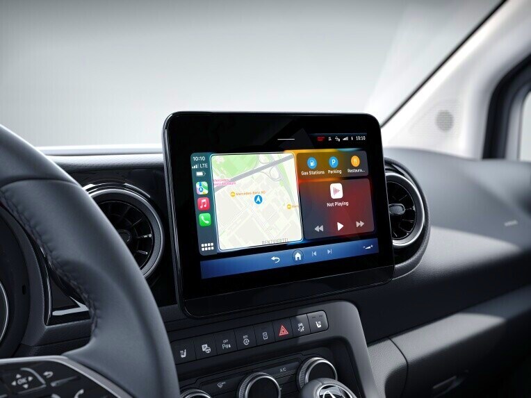 Integracja smartfon w modelu Mercedes-Benz Citan Furgon.