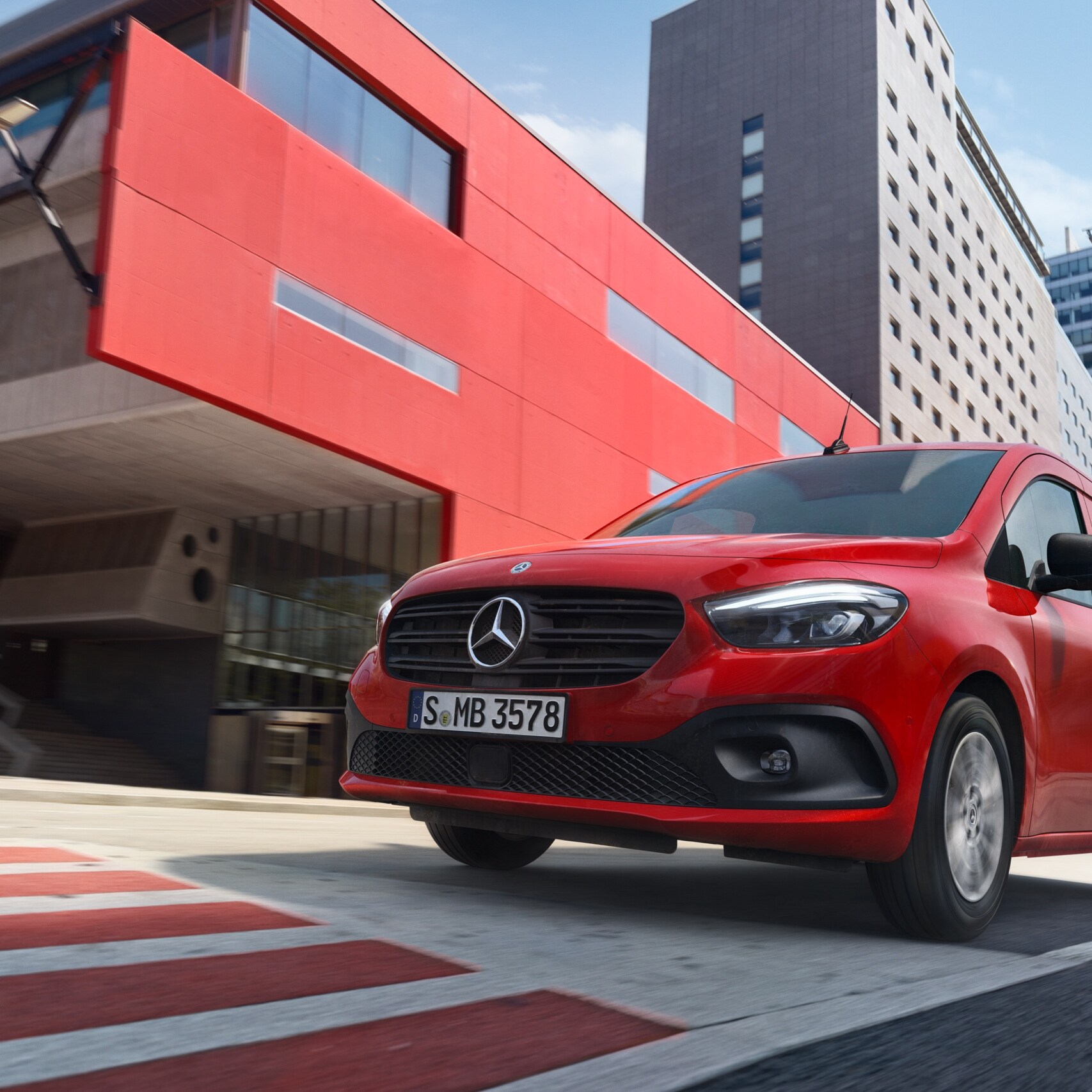 Mercedes-Benz Citan Furgon w akcji.