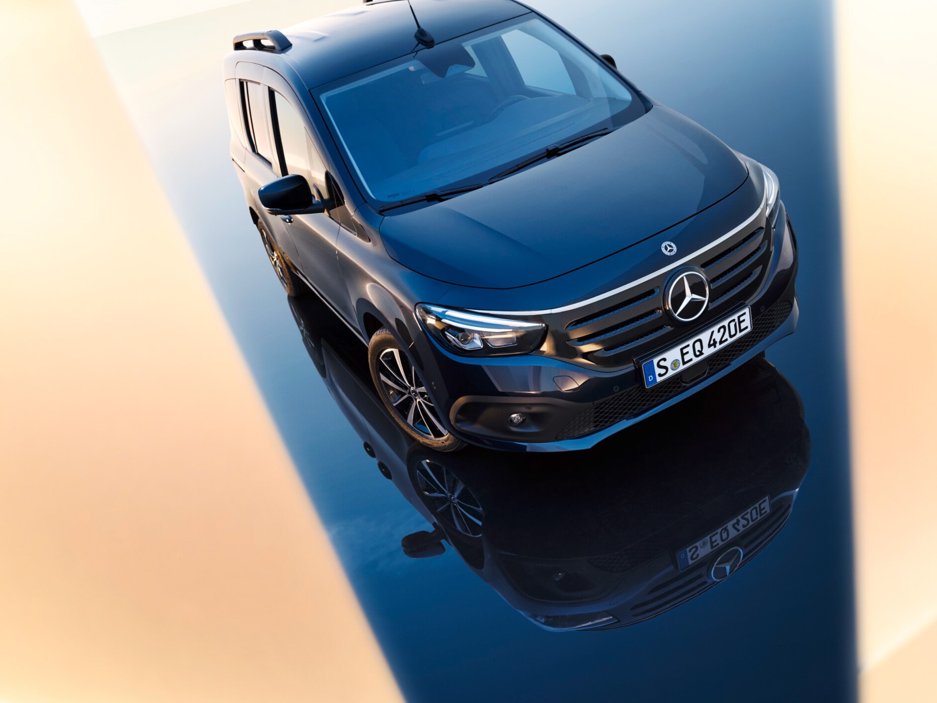 Nadwozie Mercedesa EQT.