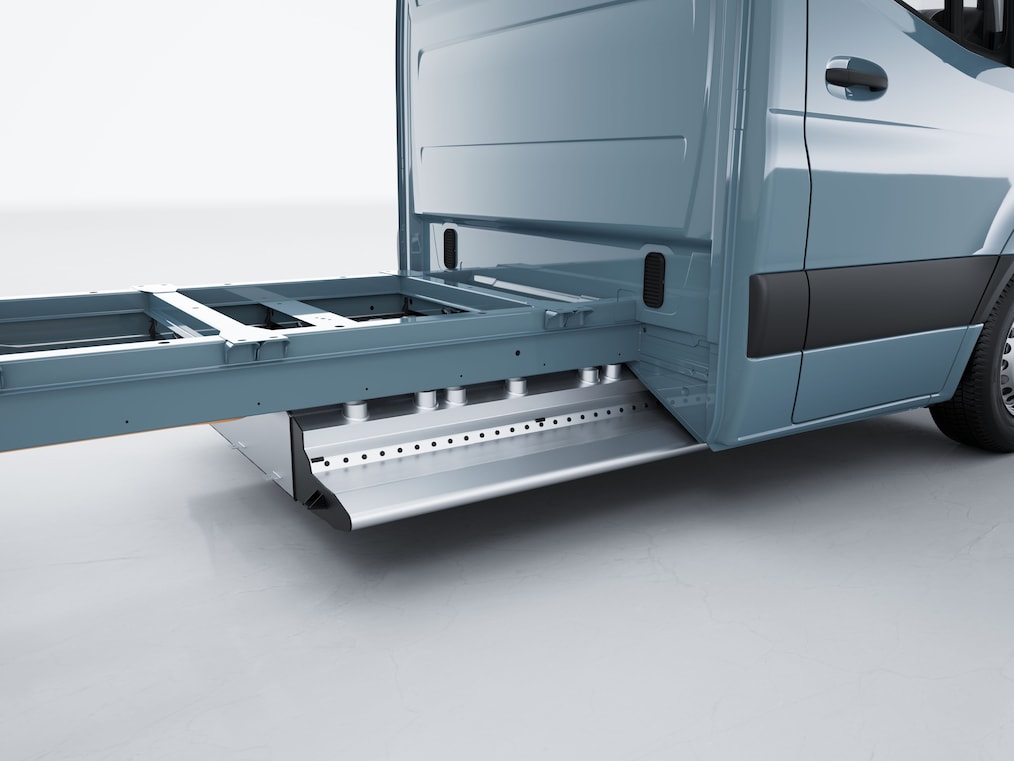 Akumulator wysokiego napięcia w modelu Mercedes-Benz eSprinter Podwozie do zabudowy.
