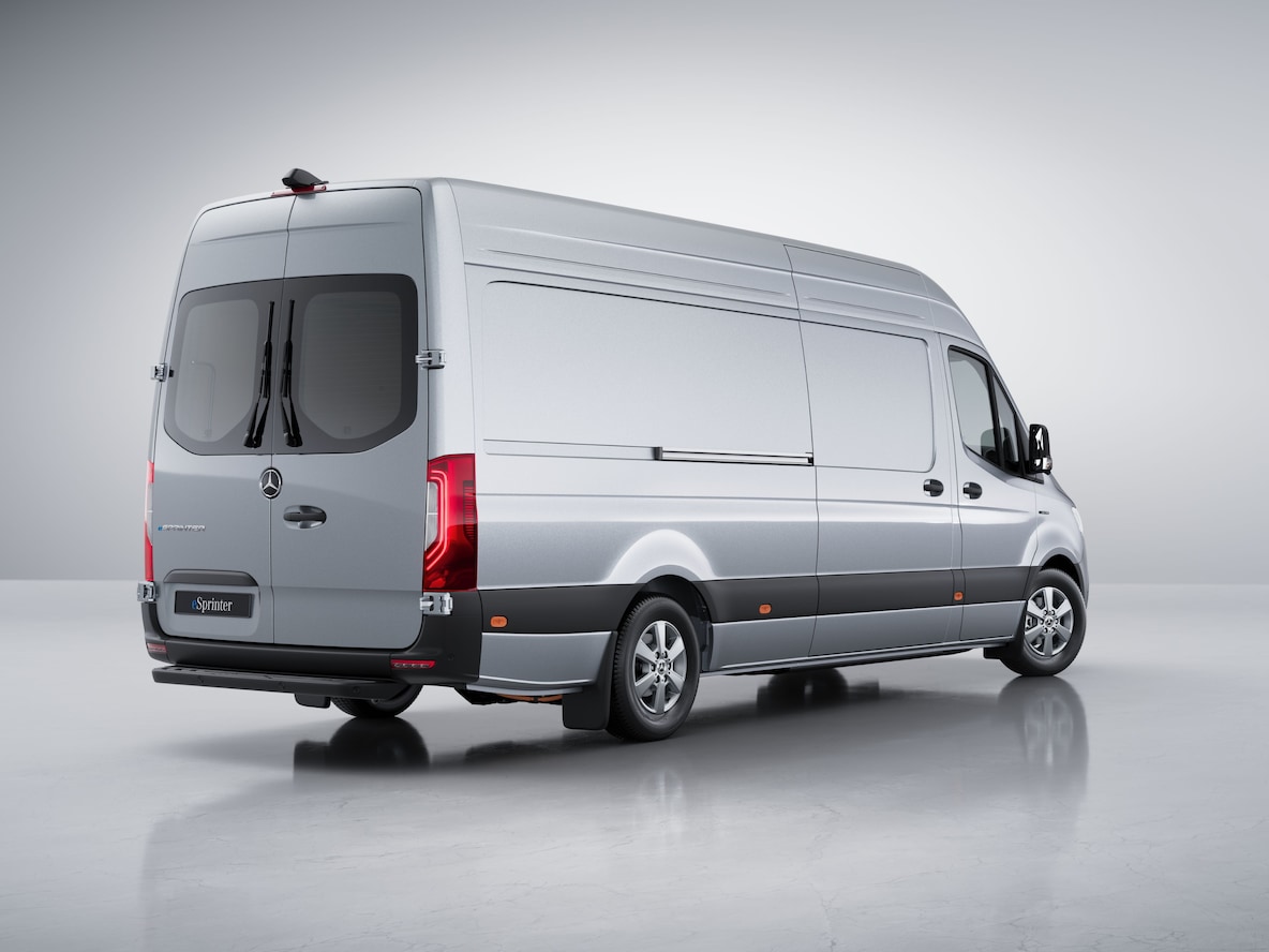 Nadwozie modelu Mercedes-Benz eSprinter Furgon.