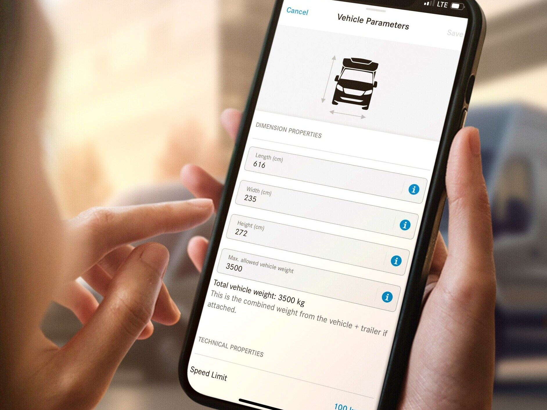 Cyfrowe Dodatki do samochodu dostawczego Mercedes-Benz.