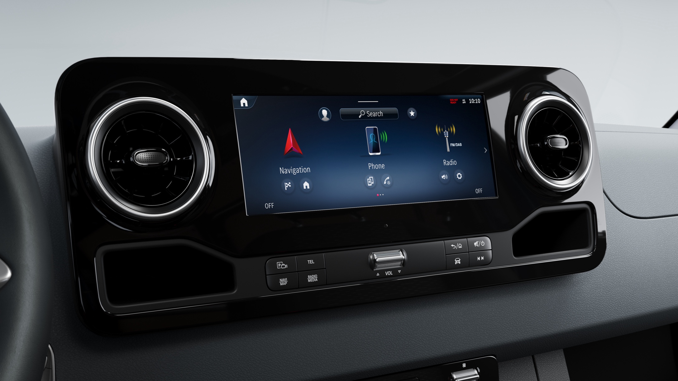 Cechy pojazdu | Sprinter | Mercedes-Benz System multimedialny MBUX w Mercedes-Benz Sprinter.