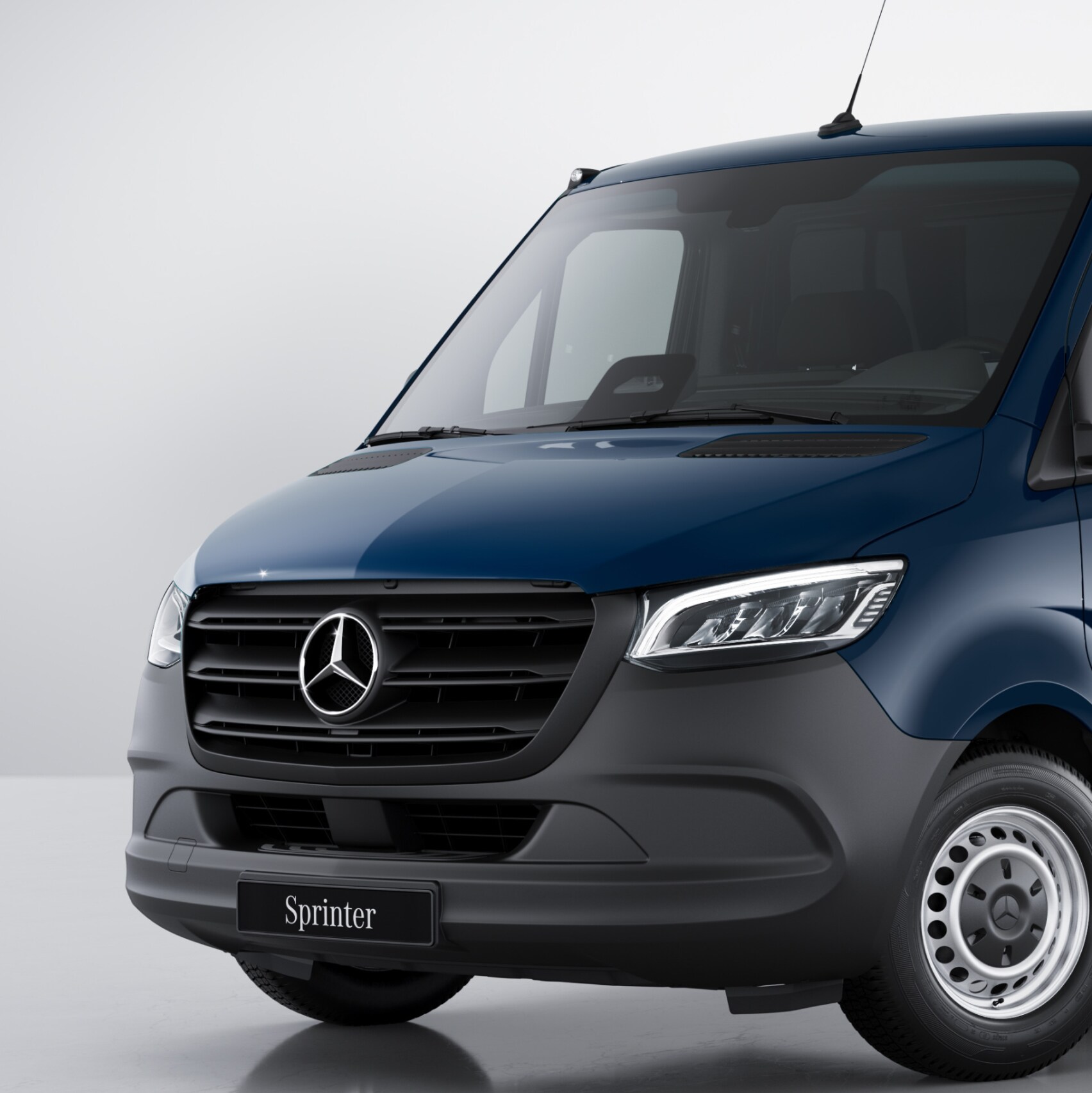 Mercedes-Benz Sprinter z podwoziem do zabudowy.