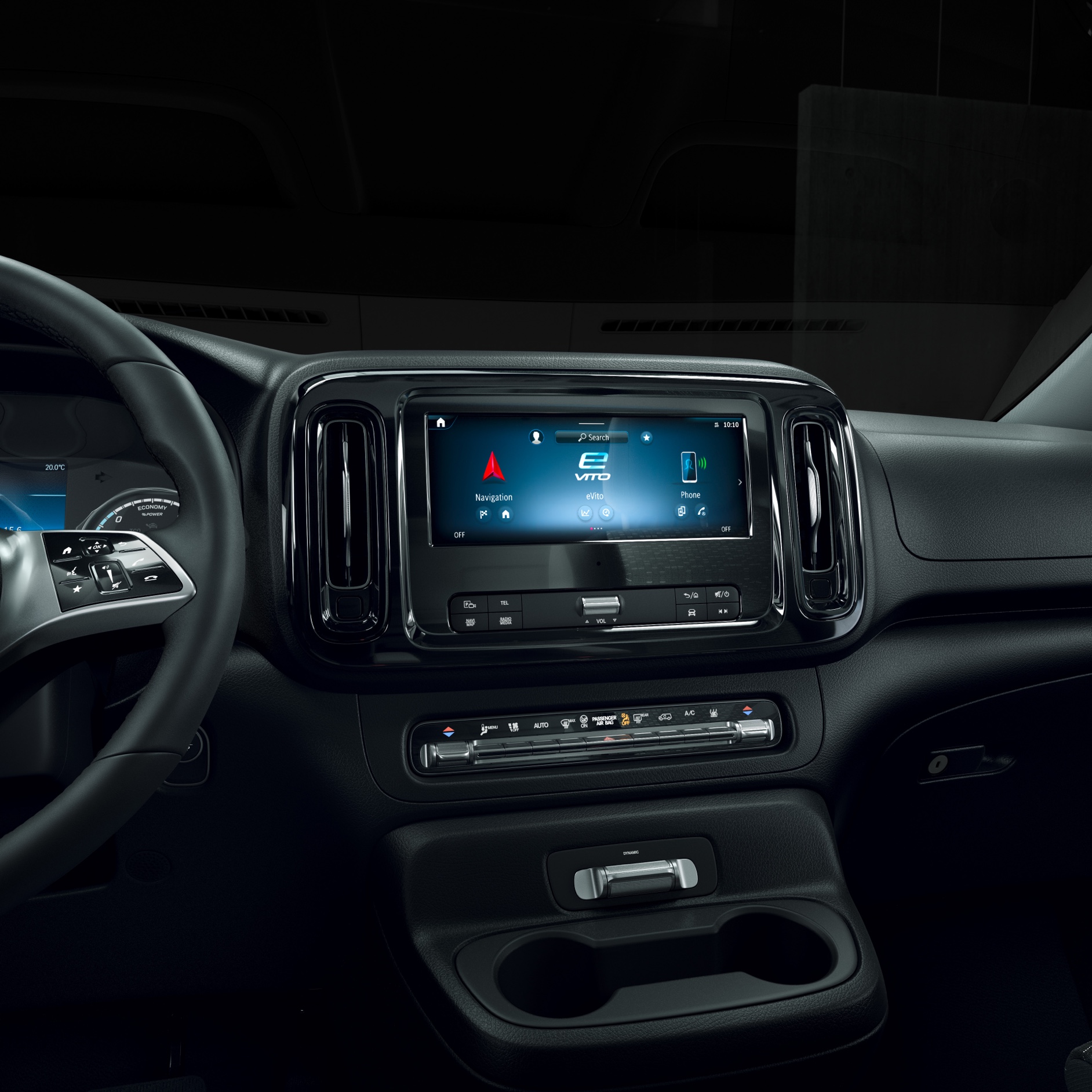 Inteligentna łączność | Samochody dostawcze Mercedes-Benz System multimedialny MBUX w Mercedes-Benz eVito.