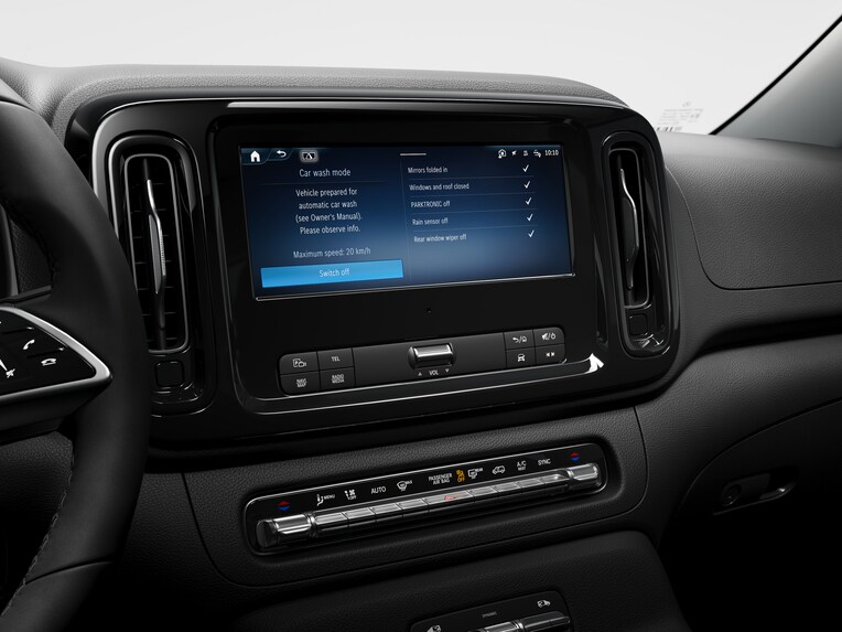 System multimedialny MBUX w Mercedes-Benz Vito.