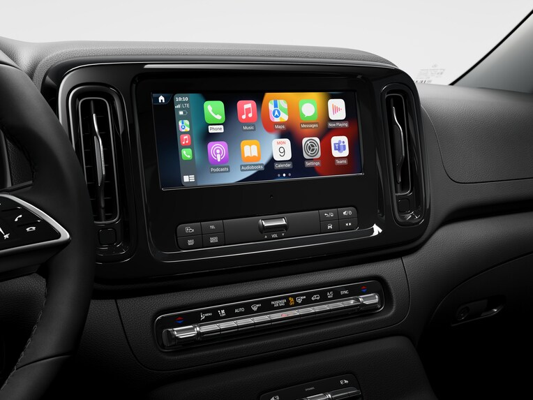 System multimedialny MBUX modelu Mercedes-Benz Vito.