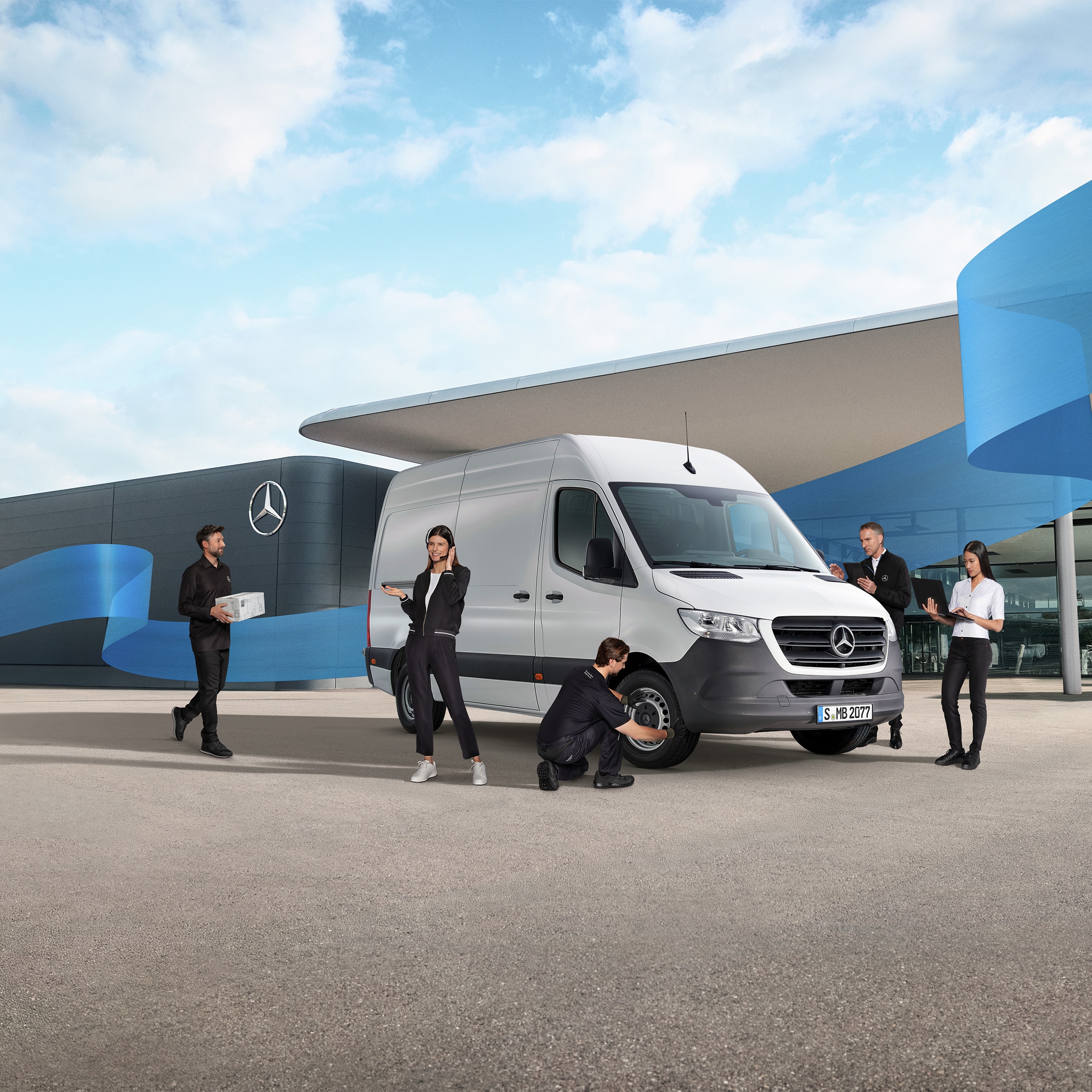Niskie koszty | Modele elektryczne | Mercedes-Benz Serwis i wsparcie techniczne dla modelu Mercedes-Benz Sprinter w nowoczesnym otoczeniu samochodów dostawczych.
