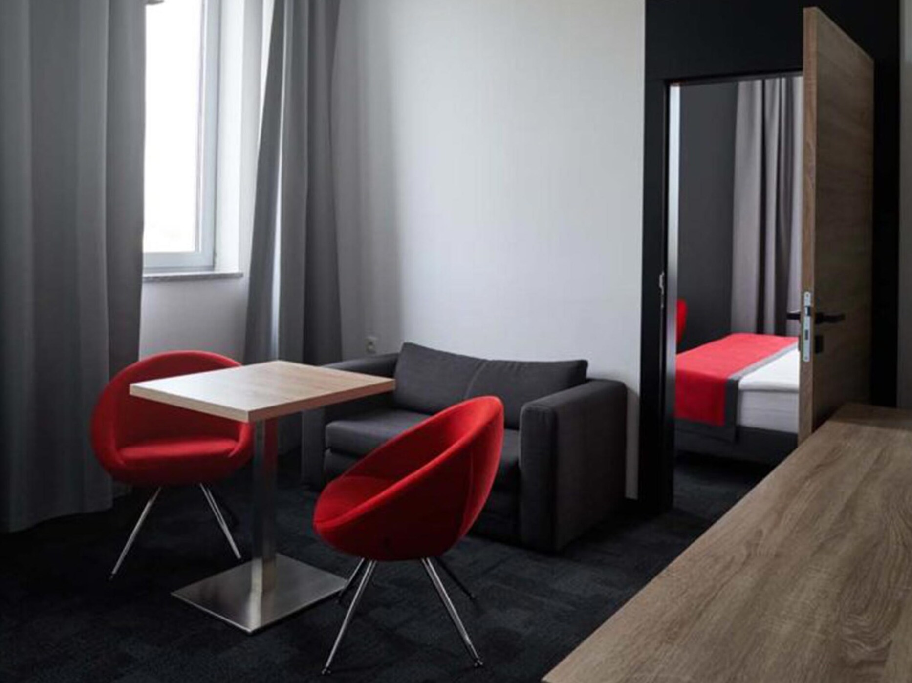 Wnętrze hotelu Autodrom Jastrząb.