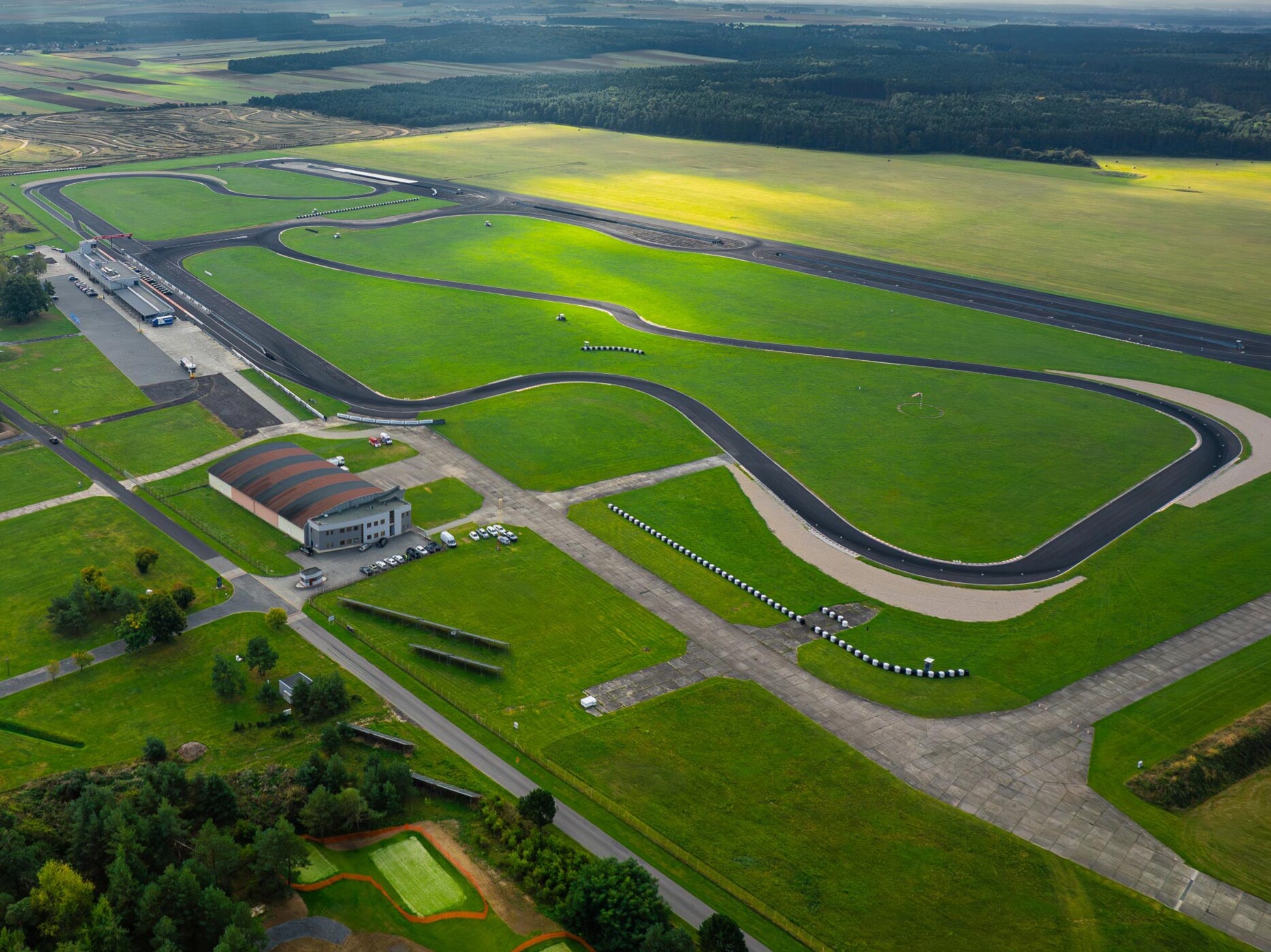 Tor Silesia Ring widziany z lotu ptaka.