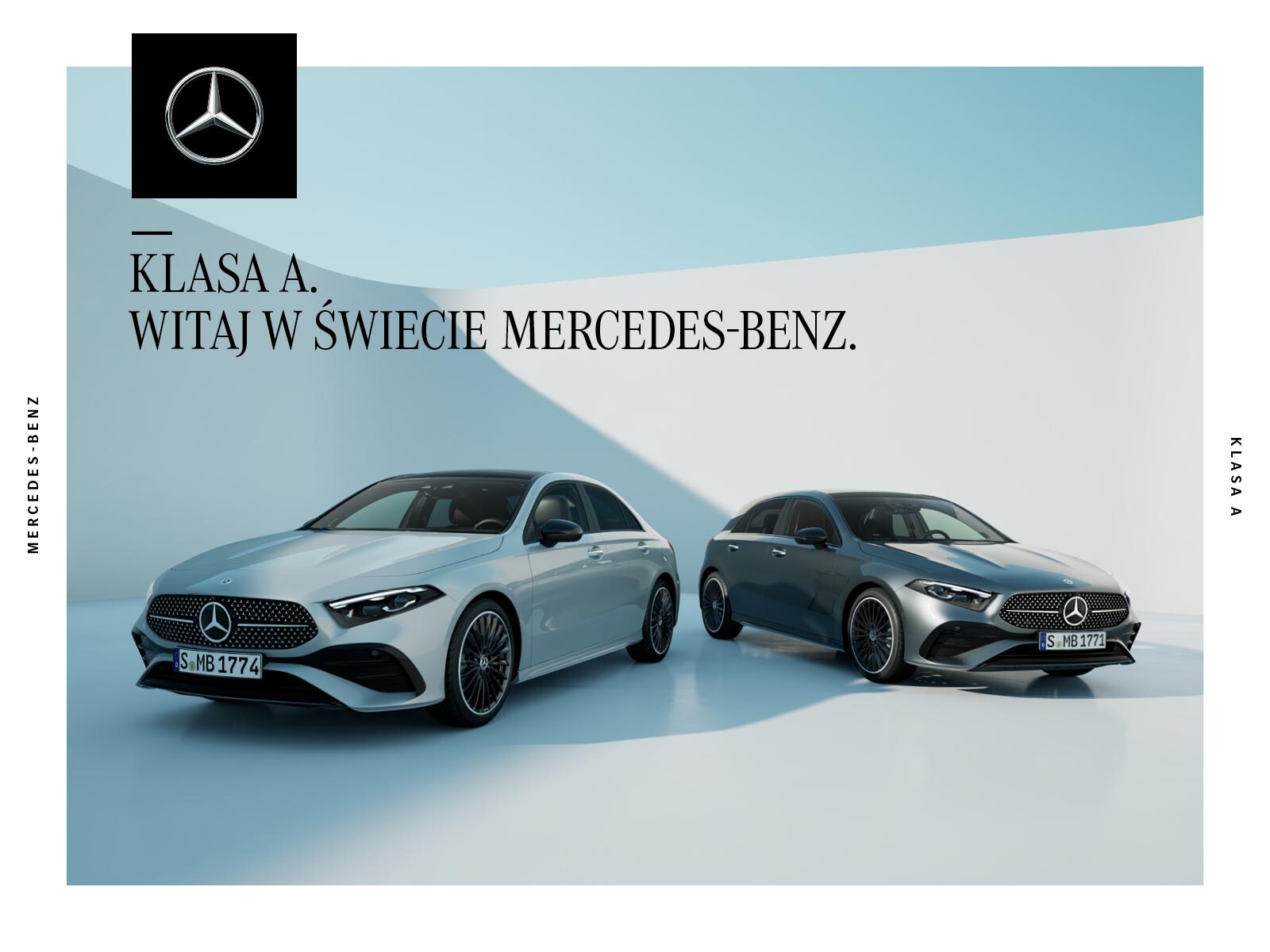 Okładka katalogu z akcesoriami dla Klasy A Mercedes-Benz.