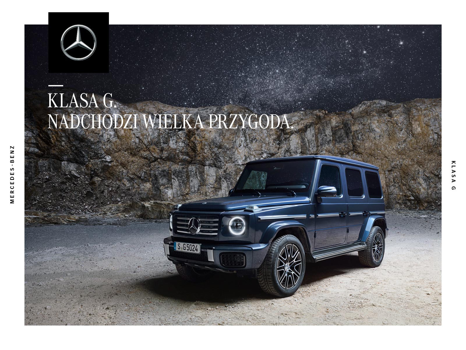 Katalog Klasy G Mercedes-Benz Okładka katalogu z akcesoriami dla Klasy G Mercedes-Benz.