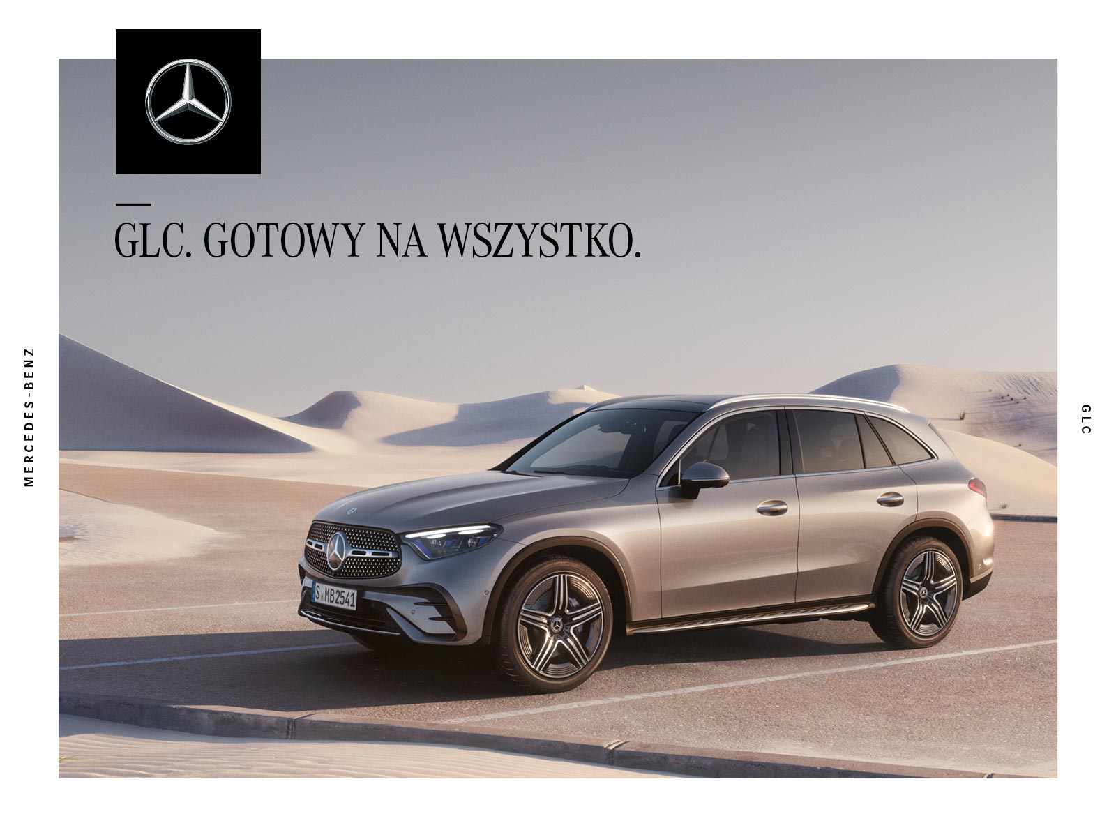 Katalog GLC Mercedes-Benz Okładka katalogu z akcesoriami dla GLC Mercedes-Benz.