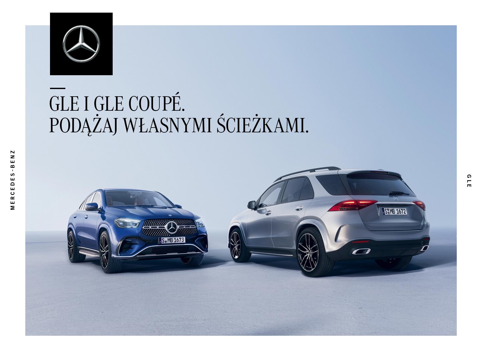 Okładka katalogu z akcesoriami dla GLE Mercedes-Benz.