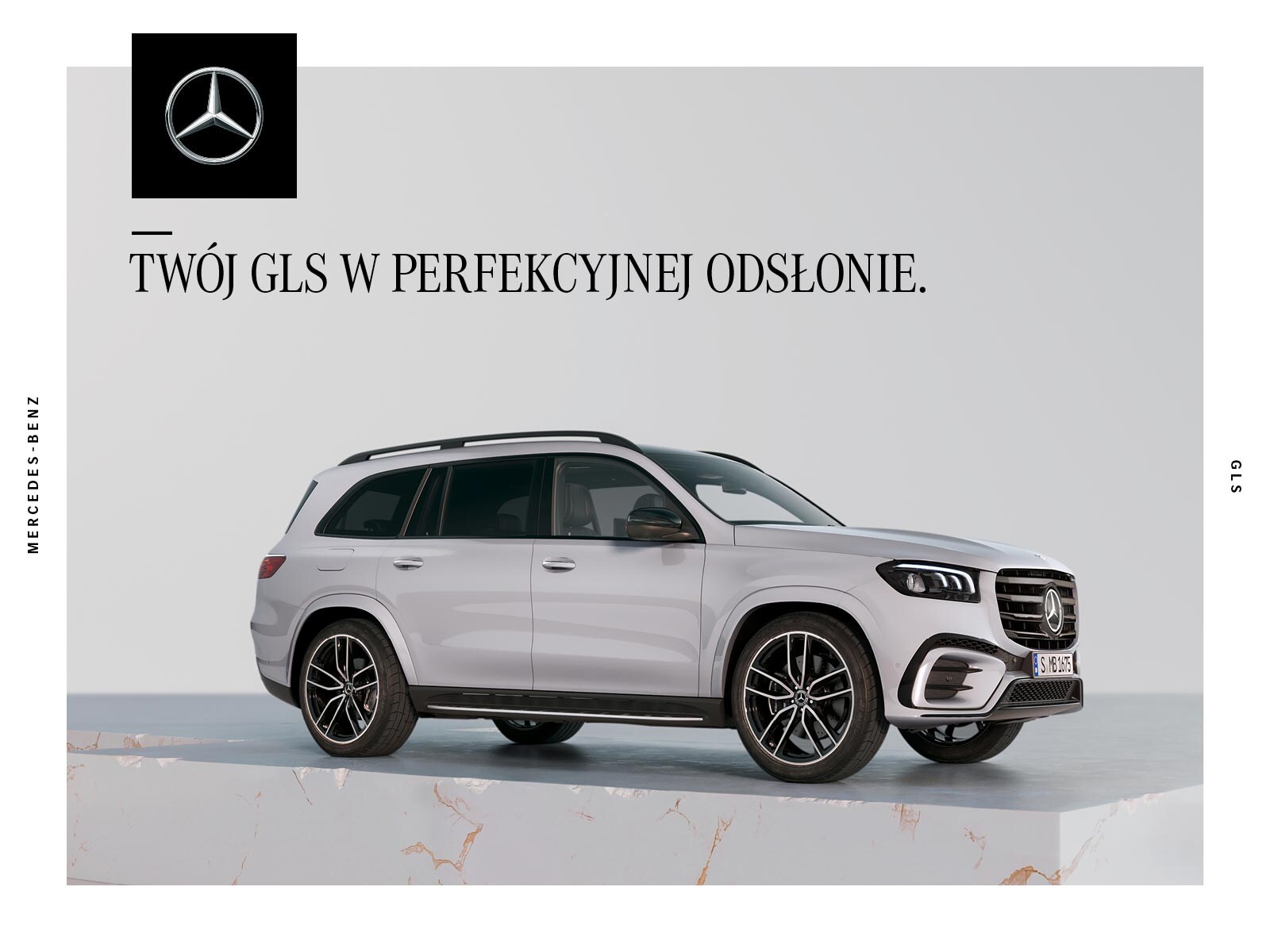 Okładka katalogu z akcesoriami dla GLS Mercedes-Benz.
