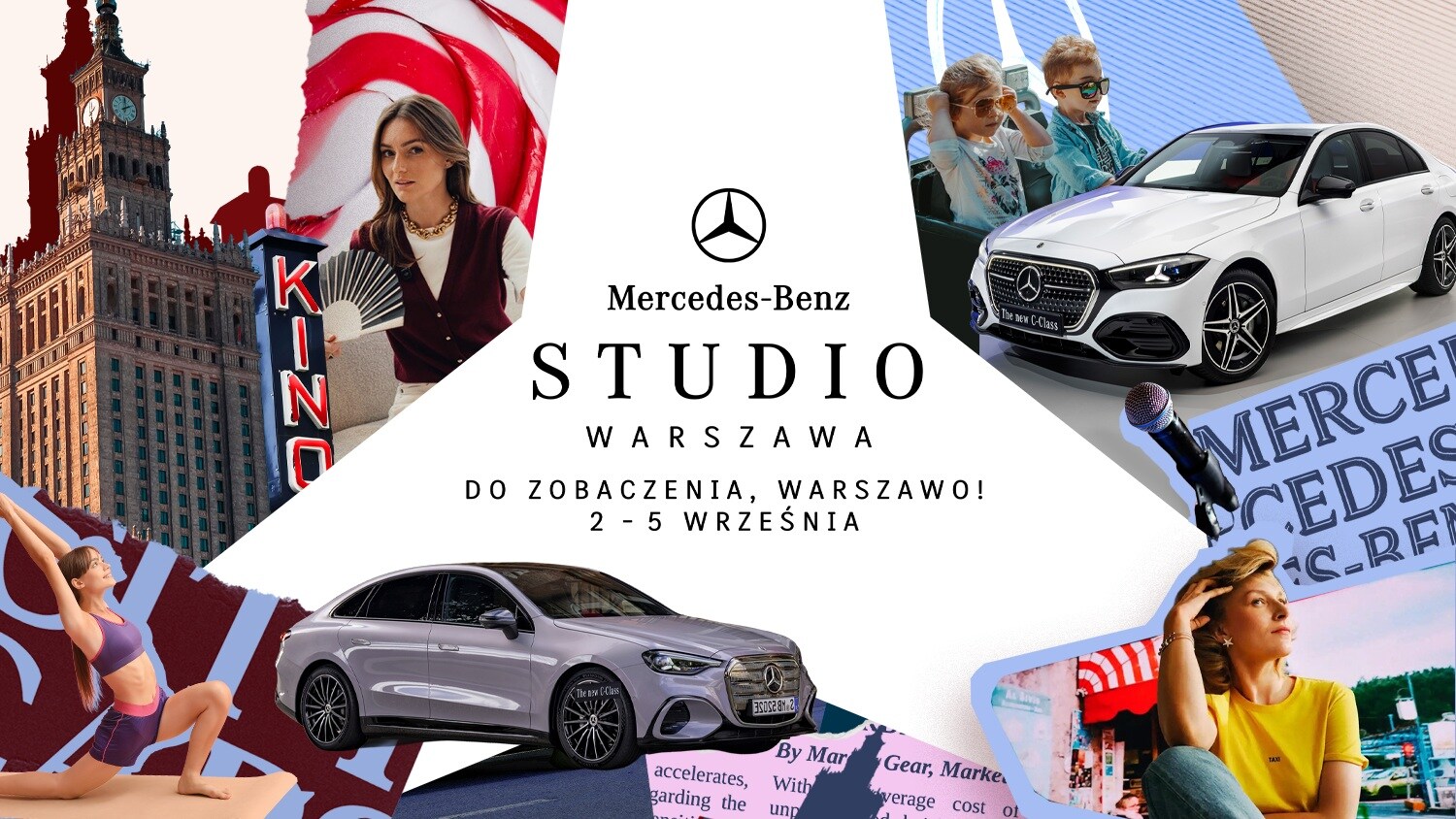 Abstrakcyjna ilustracja promująca wydarzenie MB Studio Warszawa.
