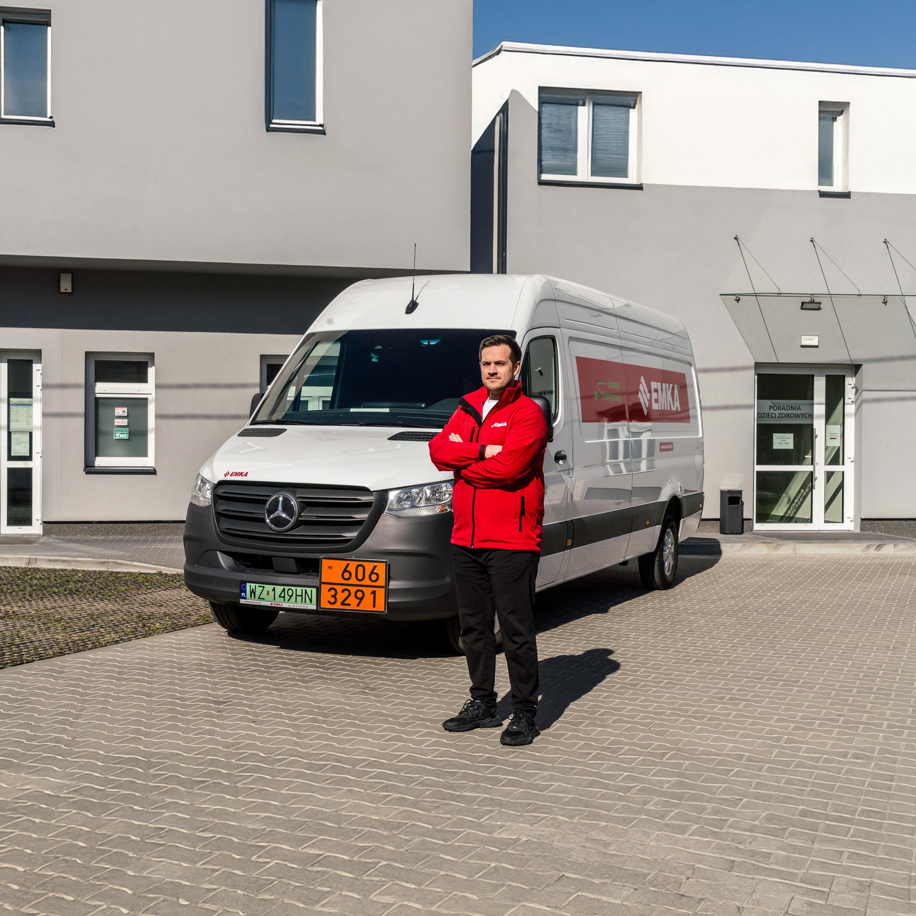 eSprinter w Emka S.A. – zielony transport odpadów medycznych eSprinter w Emka S.A. – zielony transport odpadów medycznych