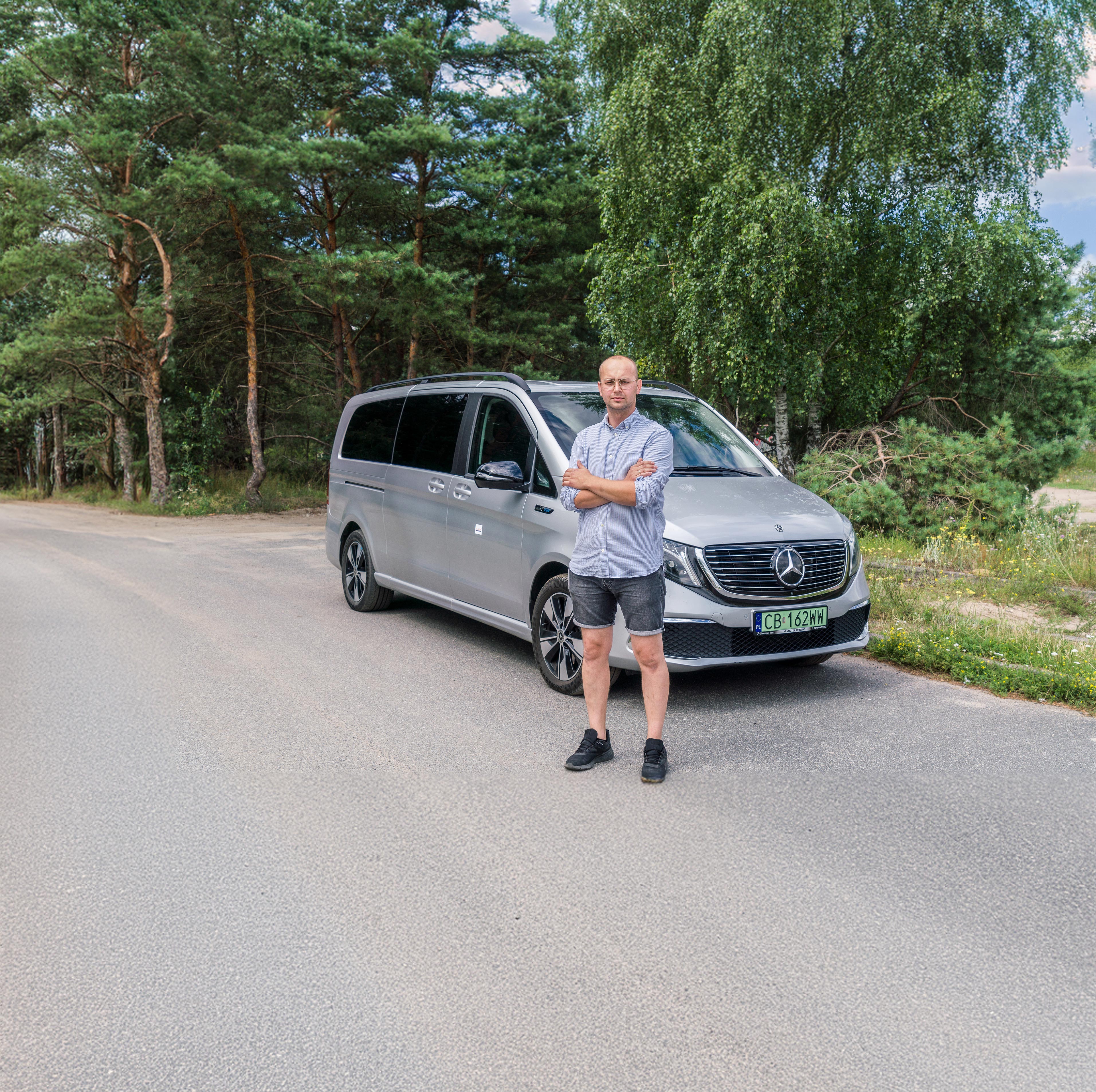 Mercedes-Benz EQV w ośrodku rehabilitacji Neuron Mercedes-Benz EQV w ośrodku rehabilitacji Neuron